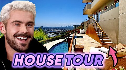 Zac Efron | House Tour 2020 | Hollywood Hills Zen Retreat | $ 24 Million