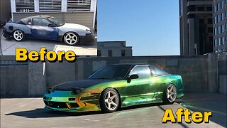 NOT TO HOT 240SX Colorshifting Chrome Drift Car