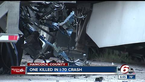 One person killed in deadly multi-vehicle crash involving two semis, multiple others injured