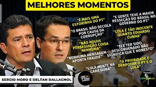 MELHORES MOMENTOS SERGIO MORO E DELTAN DALLAGNOL - Flow podcast