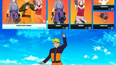 FORTNITE NARUTO ITEM SHOP!