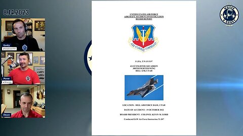 F-35 Crash at Hill AFB AIB Report Review
