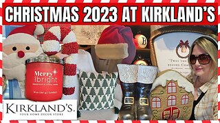 GINGERBREAD HOUSE PILLOWS & THE CUTEST Christmas Decor & Kirklands | Store Walk Thru | #kirklands