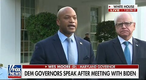 Dem Gov Wes Moore: We Stand With Biden