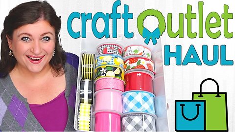 HUGE Craft Outlet Supply HAUL | What wreath supplies did I get?