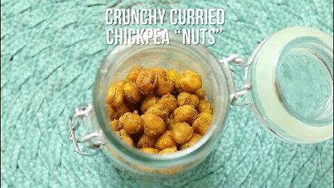 Crunchy Curried Chickpea Nuts