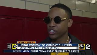 Entertainers using comedy to combat school bullying