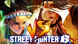 Street Fighter 6 DLC Rashid VS Lily WIND BATTLE