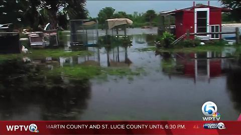 Heavy rain leaves communities under water