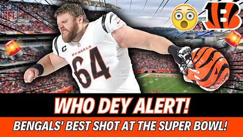 💪🏽🏆 WHO DEY FANS, LISTEN UP! THIS COULD BE OUR BEST SHOT AT THE SUPER BOWL! WHO DEY NATION NEWS