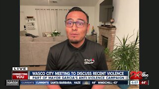 Wasco City meeting to discuss recent violence