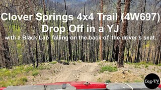 EWOR: Clover Springs 4x4 Trail (4W697) Drop Off in a YJ