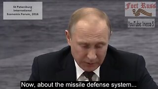 Putin's Conversation With Media in June 2016 ~ Chilling How His Words Apply Today