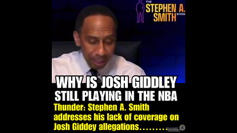 Josh Giddey allegations push Stephen A. Smith to the limit: ‘Could you try to be responsible?’