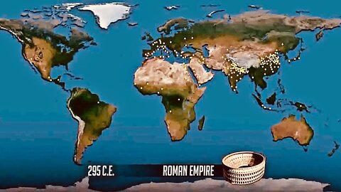 Amazing - Animated World Map of Population Growth - Last 2,000 Years (1 AD - 2050 AD)