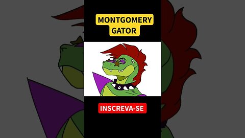 Como Desenhar MONTGOMERY GATOR -FNAF #shorts #fnaf #fivenightsatfreddys