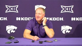 Kansas State Football | Chris Klieman talks about depth at running back