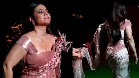 Kajol WEIRD Posing In Tight Saree At Hall of Fame Awards 2023 🤩🔥📸