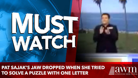 Pat Sajak’s jaw dropped when she tried to solve a puzzle with one letter