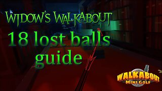 18 lost balls guide in a haunted manor | Walkabout minigolf VR