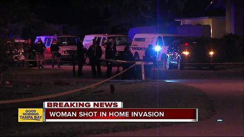 Woman shot during possible home invasion in Wesley Chapel