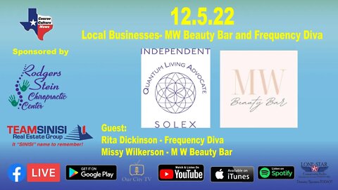 12.5.22 - Local Businesses- MW Beauty Bar and Frequency Diva - Conroe Culture News