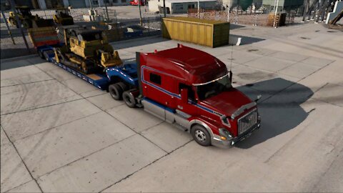 Anterin Bulldozer Tujuan Kota Page Dari Kota Kingman Arizona | American Truck Simulator