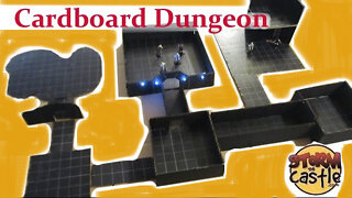 Make a Modular Dungeon out of Cardboard - One box is all you need