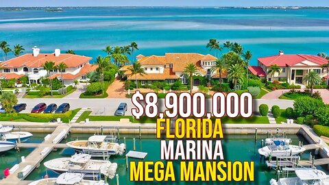 Inside $9,000,000 Florida Marina Mega Mansion