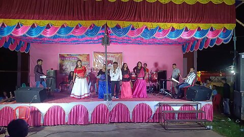 Vishwakarma puja orchestra Sonpur performance-orchestra Raj Sangeet Padampur