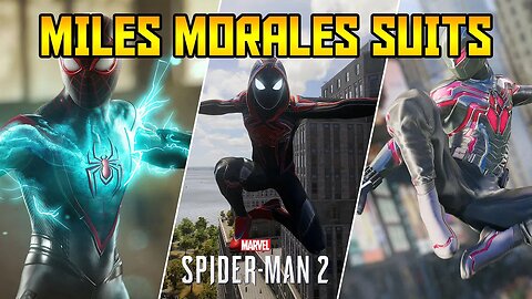 All 34 Miles Morales Unique Suits Showcase in Marvel's Spider-Man 2