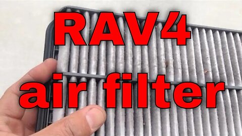 Simple FOLLOW engine air filter Replacement Toyota RAV4 √ Fix it Angel