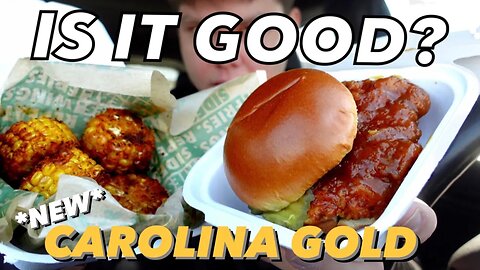 Wingstop Carolina Gold BBQ Chicken Sandwich Review + Mukbang (THEY CAN'T GET AWAY WITH THIS!)