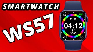 Smartwatch WS57 relgio inteligente pk X8 MAX W57 i7 T900 Pro