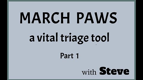 The MARCH PAWS Algorithm