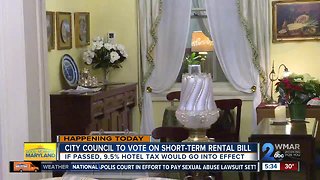 Vote coming on how short term rentals operate