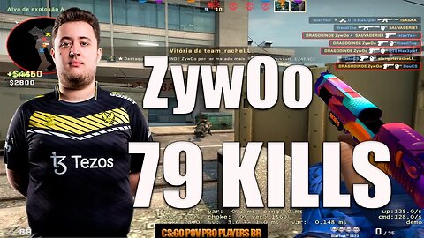 CSGO POV | 6000 ELO - Vitality ZywOo 79 KILLS Overpass POV | FACEIT Ranked