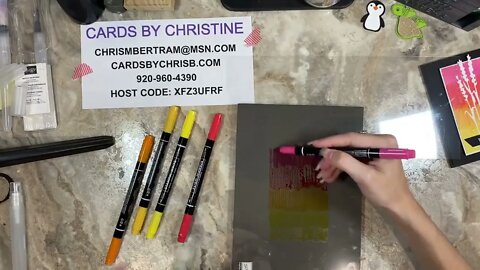 Technique Thursday - Smoosh Watercolor Technique