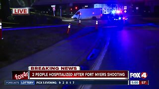 Police searching for suspect following double shooting in Fort Myers