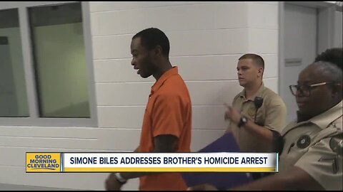 Simone Biles addresses brother's homicide arrest