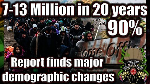 report reveals 90% of UK population increase is from LEGAL mass immigration😯