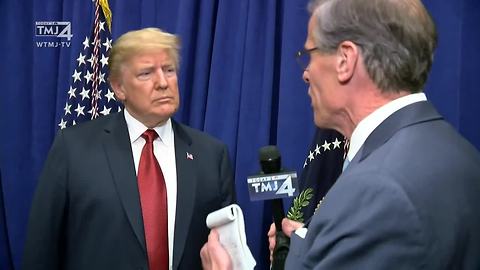 President Trump on Foxconn: "I actually recommended Wisconsin"