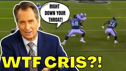 Cris Collinsworth INSANELY VULGAR Comment Goes VIRAL from Cowboys Eagles SNF Game!
