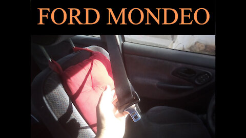 Ford Mondeo - How to fix non, slowly retracting or stuck seat belts for free DIY