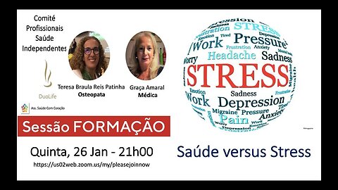 "Saude versus Stress" (WorkShop. de Saúde c/ Prof. Saúde)