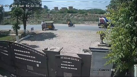 CCTV Footage Crash Accident