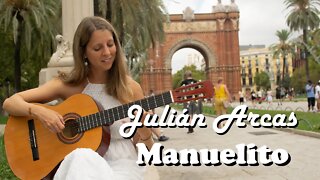 Manuelito, Julián Arcas on guitar by Athanasia Nikolakopoulou