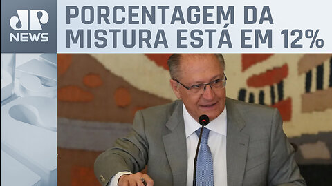 Alckmin fala em 15% de biodiesel no diesel já em 2024