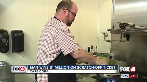 Cape Coral man wins $1 million on scratch-off ticket