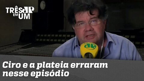 Marcelo Madureira: Ciro e a plateia erraram nesse episódio